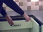 Door Handles in tight corners