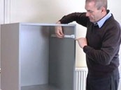 Fitting The Drawer Box Into The Cabinet