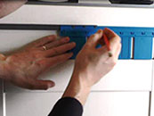 Marking Holes For Drawers