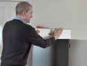How to adjust kitchen door hinges