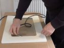 How to glaze an open framed door